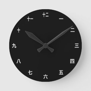 Kanji Clock Template - Create Your Own / Japanese