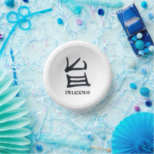 Kanji Delicious paper bowls Paper Plate