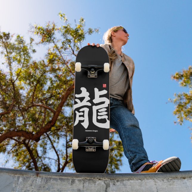 Kanji - Japanese dragon - Skateboard (Outdoor 1)