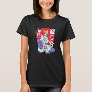 Kanji Japanese Samurai Ninja Girl Woman T-Shirt