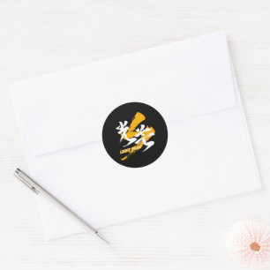 Kanji Kobo/Light Beam Japanese Calligraphy Classic Round Sticker