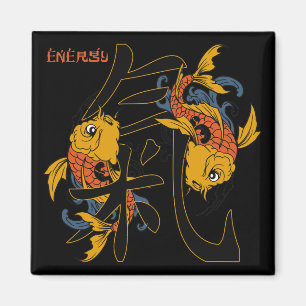 Kanji Koi Fish Energy Magnet