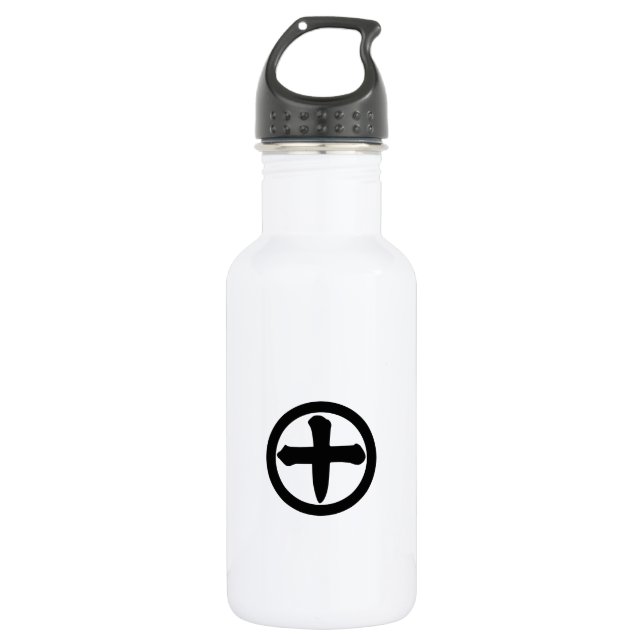 Kanji numeral ten in circle 532 ml water bottle (Front)