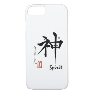 Kanji Symbol SPIRIT Japanese Chinese Calligraphy iPhone 8/7 Case
