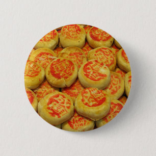 Kanom Pia ขนมเปี๊ยะ ~ Asian Sweets Desserts Food 6 Cm Round Badge