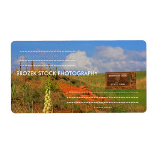 Kanopolis Mushroom State Park Shipping Labels