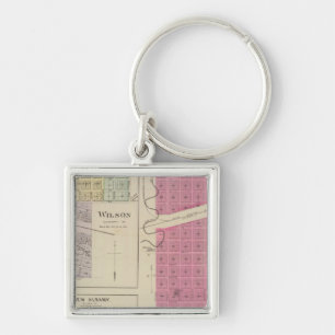 Kanopolis, Wilson, Guilford, New Albany, Kansas Key Ring
