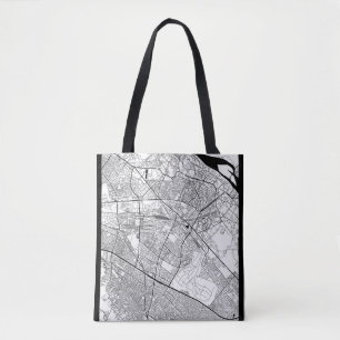 Kanpur Uttar Pradesh Map Tote Bag