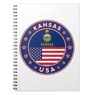 Kansa, Kansas sticker, bag, clock, phone case Notebook