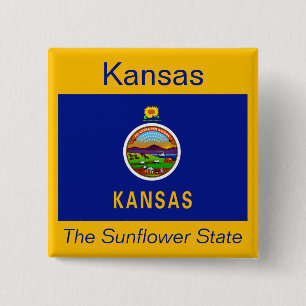 Kansan Flag Button