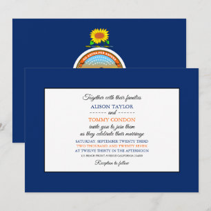 Kansan Flag, Flag of Kansas Wedding Invitation