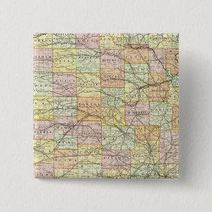 Kansas 2 15 cm square badge