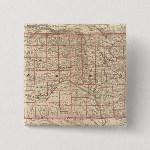 Kansas 3 15 cm square badge