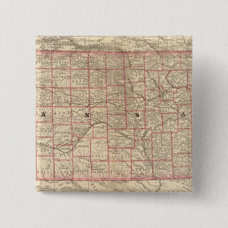 Kansas 3 15 cm square badge