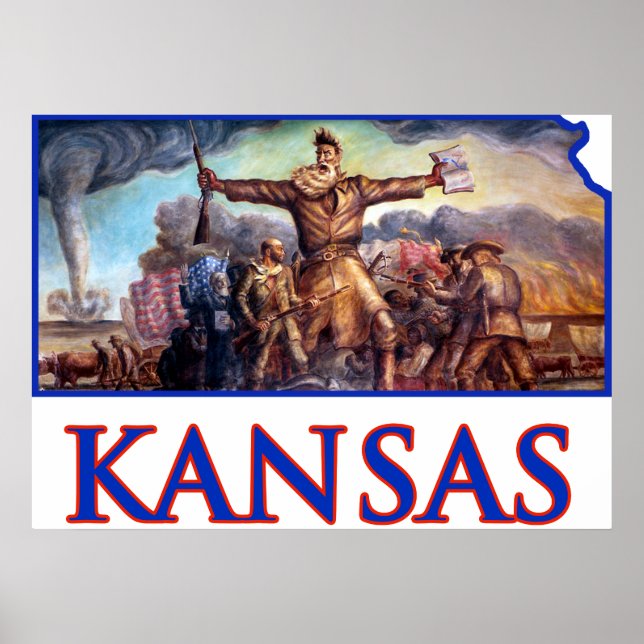 Kansas and John Brown in the Tragic Prelude Poster (Front)