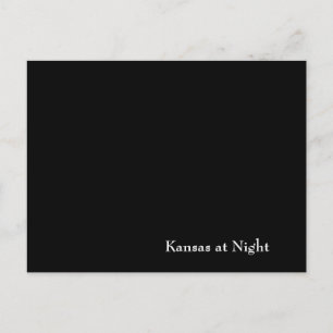 Kansas at Night Postcard