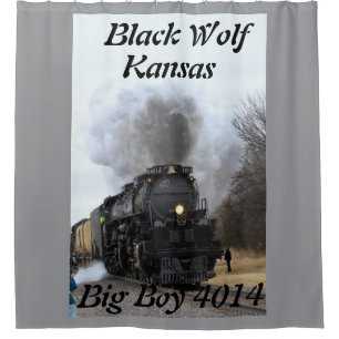 Kansas Big Boy 4014 Shower Curtain