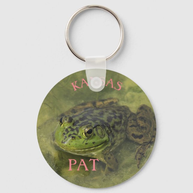 Kansas Bull Frog Keychain (Front)