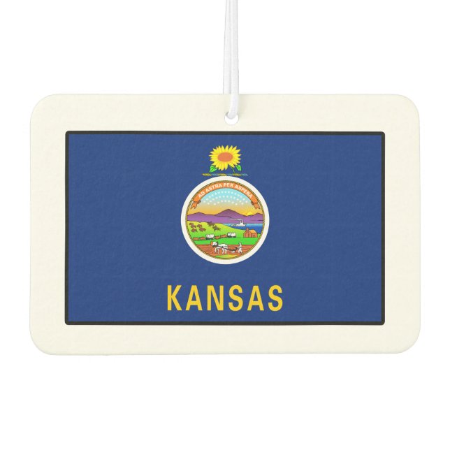 Kansas Car Air Freshener (Front)