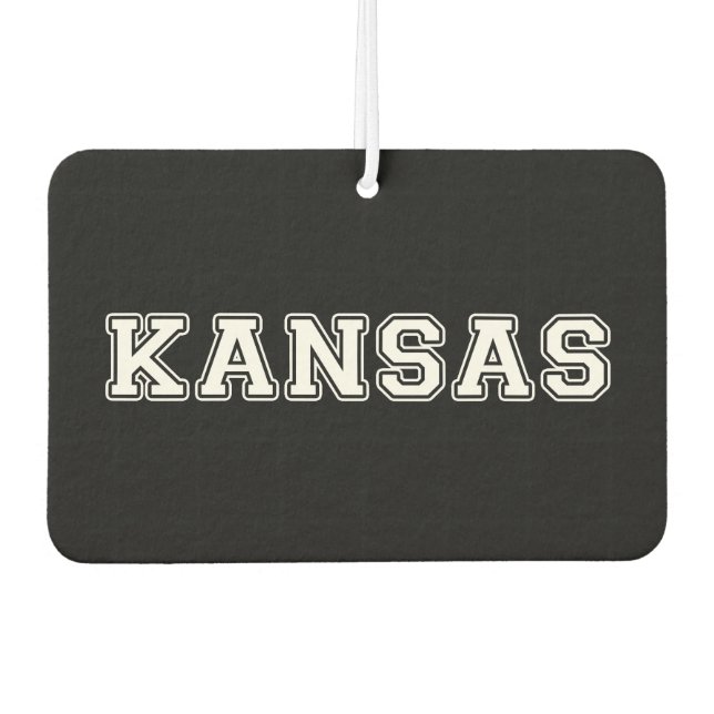 Kansas Car Air Freshener (Front)
