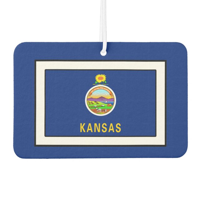 Kansas Car Air Freshener (Front)