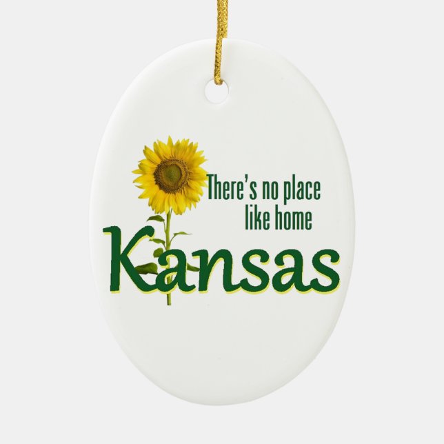 KANSAS CERAMIC TREE DECORATION (Front)