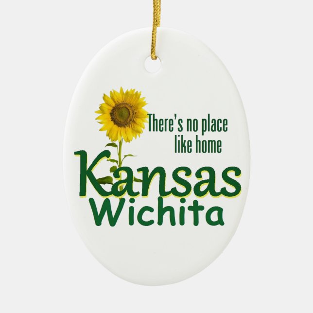 KANSAS CERAMIC TREE DECORATION (Front)