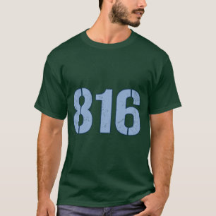 Kansas City 816 blue T-Shirt