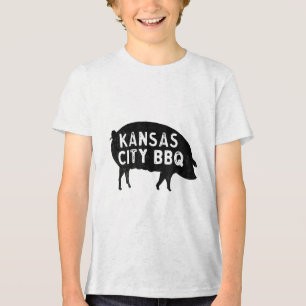 Kansas City Bbq _1  Tri-Blend Shirt
