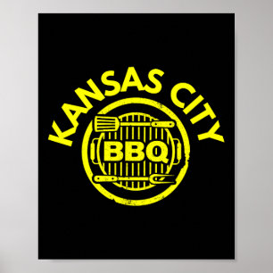 Kansas City Bbq - I Love Barbecue Poster