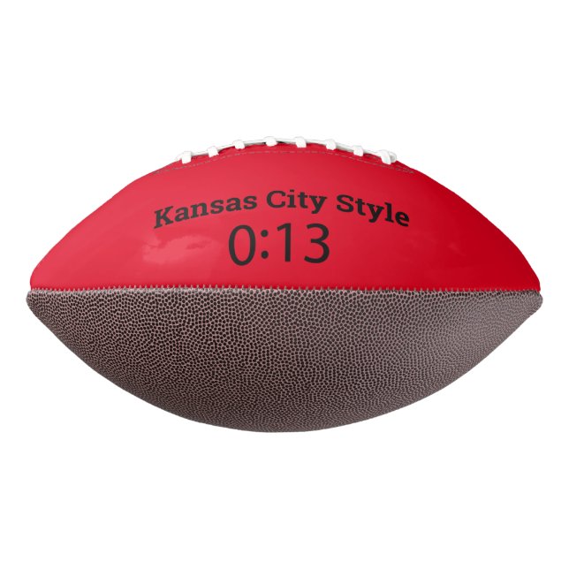Kansas City Chiefs 13 seconds of Football American Football (Rotated 270)