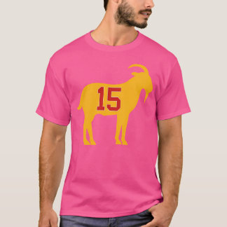Kansas City Chiefs - Patrick Mahomes Goat 15 T-Shirt