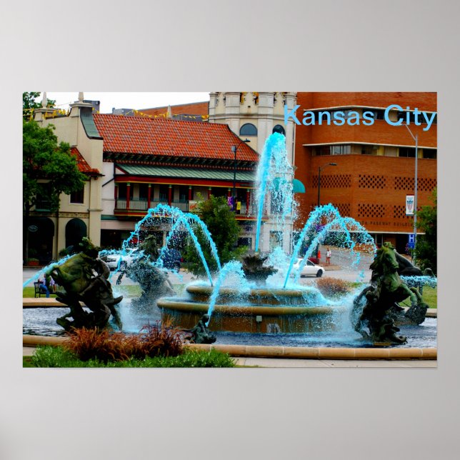 Kansas City Country Club Plaza Poster (Front)