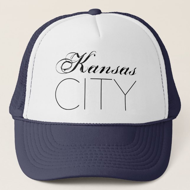 Kansas City customisable Trucker Hat (Front)