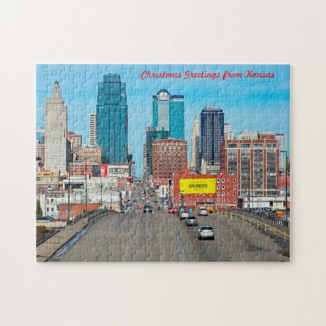 Kansas City Downtown. Jigsaw Puzzle (Horizontal)