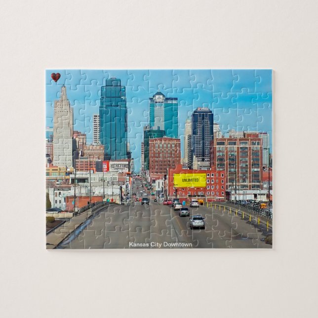 Kansas City Downtown Jigsaw Puzzle (Horizontal)