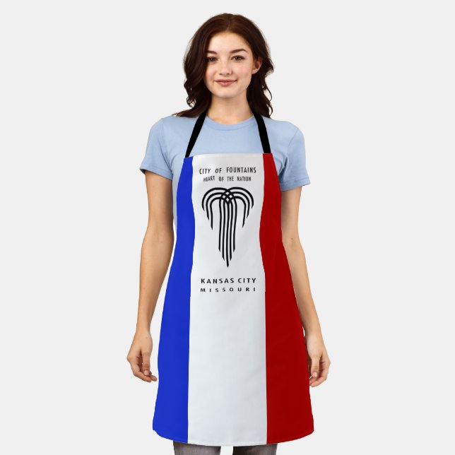 Kansas City flag Apron (Worn)
