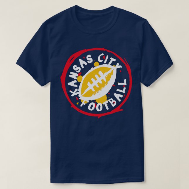 Kansas City Football T-Shirt (Design Front)