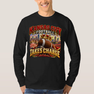 Kansas City Football Takes Charge Game Day T-Shirt