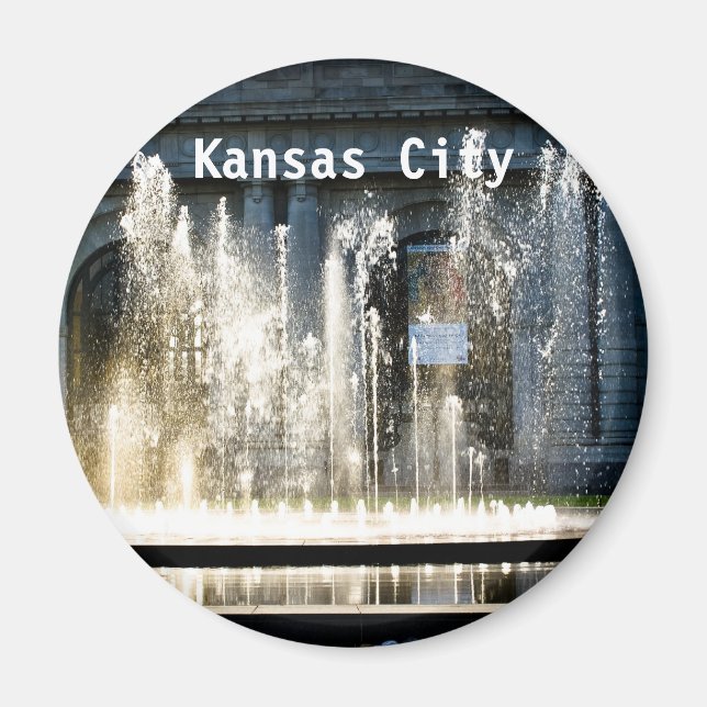 Kansas City Fountain Magnet (Front)