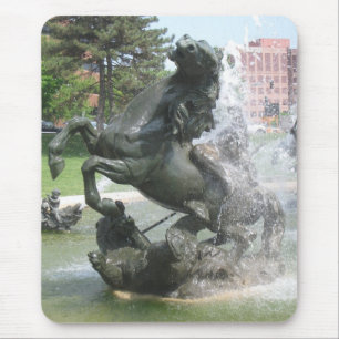 Kansas City Fountain Mouse Mat