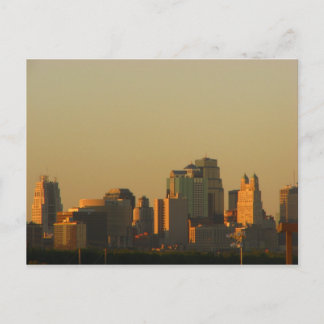 Kansas City from a distance Postcard