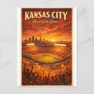 KANSAS CITY – Heart of the Game Postcard