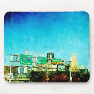 Kansas City Highway Mouse Mat