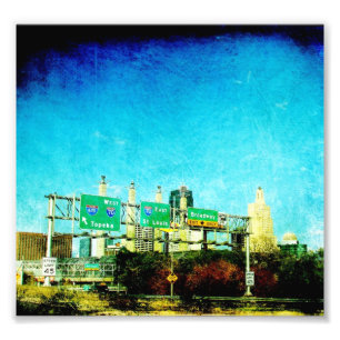 Kansas City Highway Photo Print
