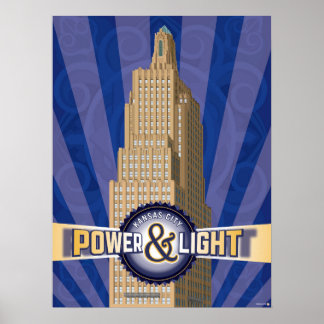 Kansas City Landmarks: KCPL – 18 x 24 Poster