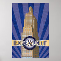  Kansas City Landmarks: KCPL – 24 x 36