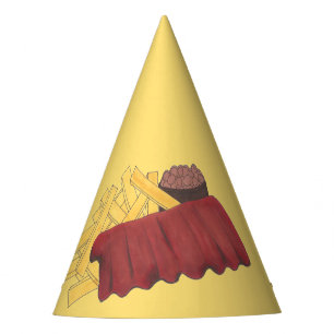 Kansas City Memphis BBQ Barbecue Spare Ribs Foodie Party Hat