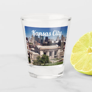 Kansas City Missouri downtown photo Union Station Shot Glass