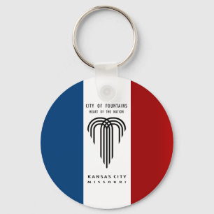 Kansas City (Missouri) flag Keychain